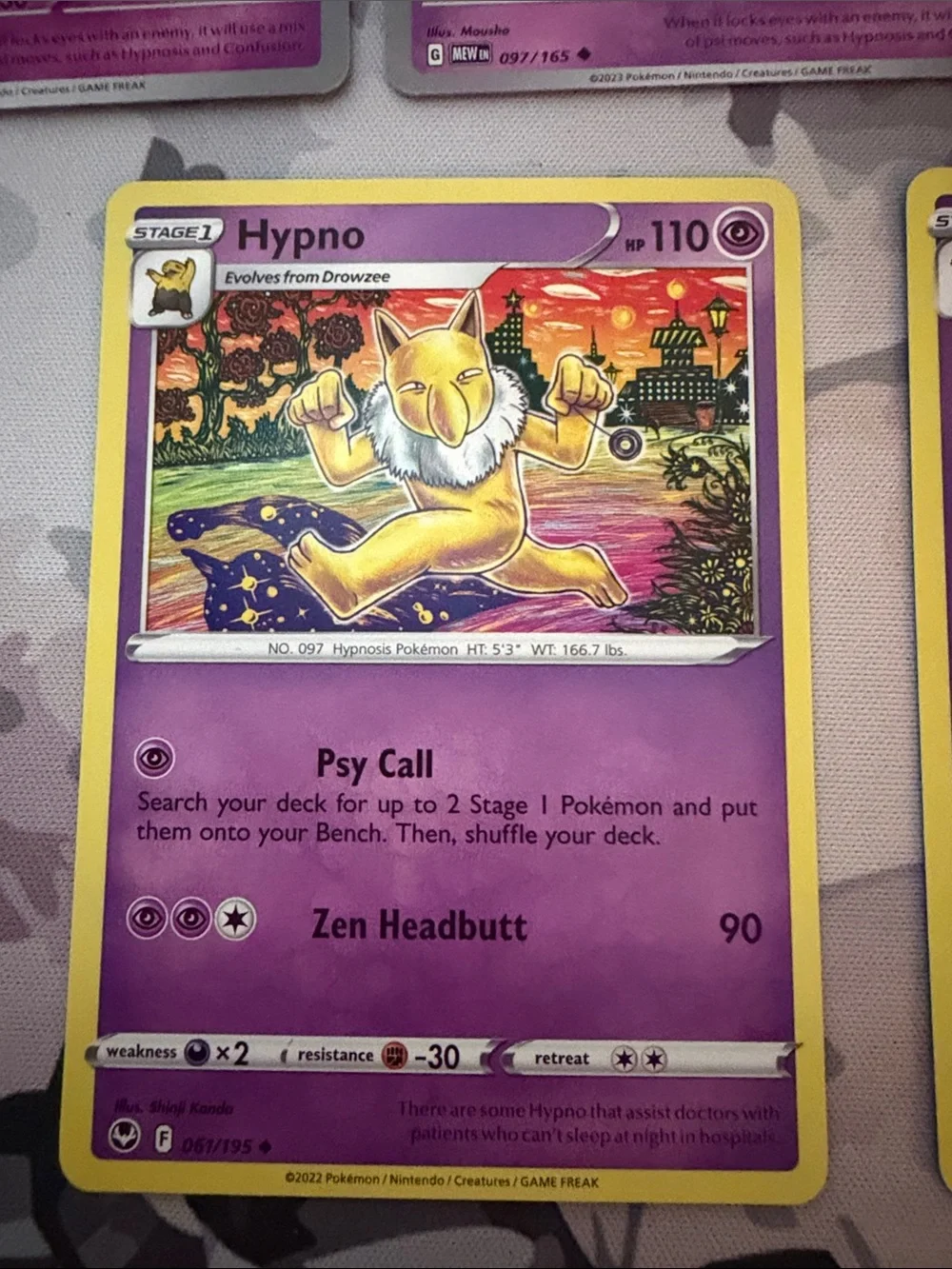 Drowzee & Hypno Evolution Lot | 5 Pokémon Cards | ✨5/$25✨